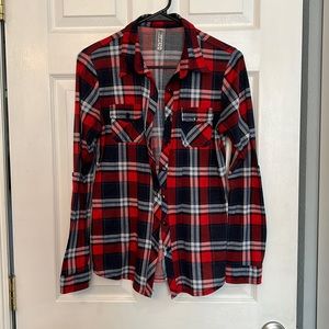 Plaid women’s long sleeve shirt